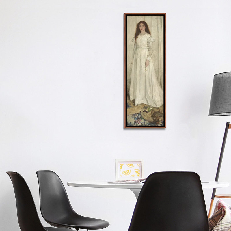 Symphony In White, No. 1 The White Girl by James Abbott McNeill Whistler - 1 Piece Panoramic Wall Art on Canvas