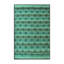 Tapis turquoise lavable à la machine Abstract 5358-1901086428