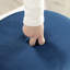 Repose-pieds rond avec rangement en velours-29801707