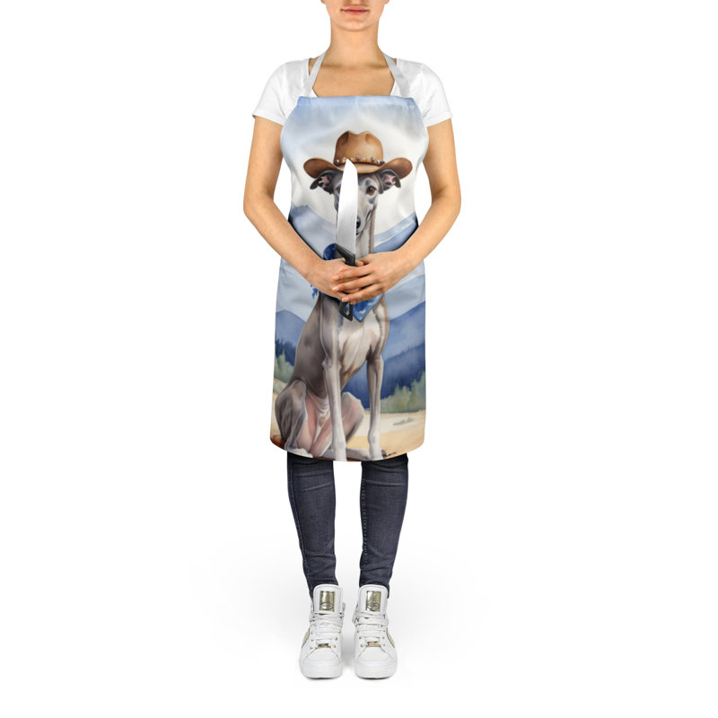 Tablier de bienvenue Greyhound Cowboy