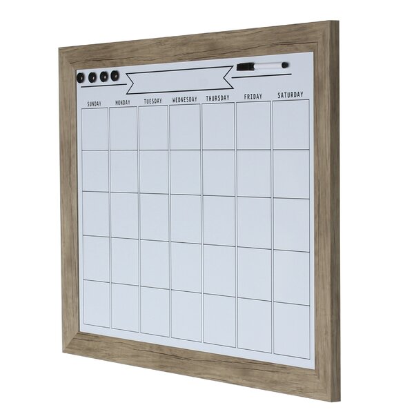 Farmhouse Monogram Chalkboard Calendar Project Set