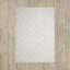 Tapis beige touffeté à la main à motif géométrique Latine-17988441