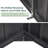 Patio Outdoor Storage Shed, Huge Metal Shed Garage Carpot with 2 Double Hinged Doors-115621765