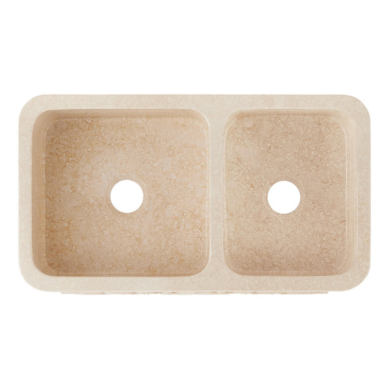 Silbury 36" L Double Basin Farmhouse / Apron Kitchen Sink