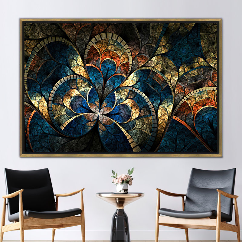 Print on Canvas, 20 cm H x 30 cm W, Gold, Framed Print without Mat