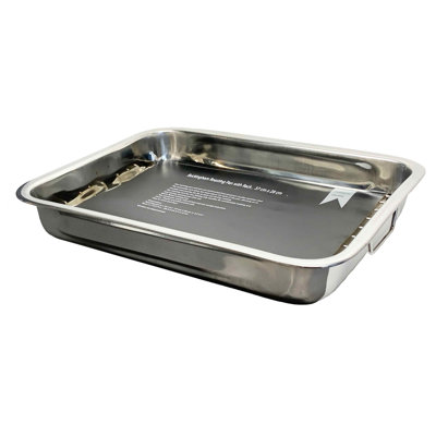 Buckingham Roasting Tray Stainless Steel with Grill Rack 35 cm