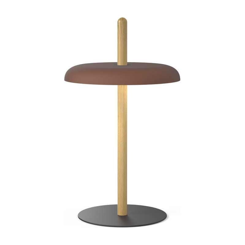 Lampe de table Nivél, Chêne blanc, Espresso