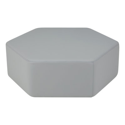 Pro Series Upholstered Hexagon Ottoman 12" Height