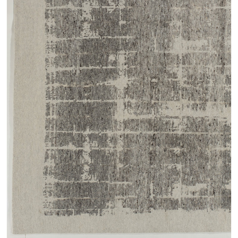 Hand Knotted Wool Abstract Area Rug