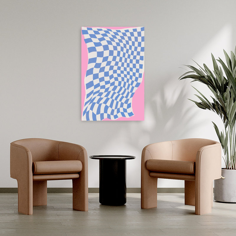 Contemporary Art Abstract Contemporary Geometric Art by Little Dean - Wrapped Canvas Print, 91.44 cm H x 60.96 cm W