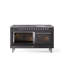 ILVE Nostalgie II 60 Dual Fuel Range, 9 Burners, Griddle-233757067-233757107