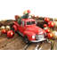 Figurine camionnette avec arbre de Noël