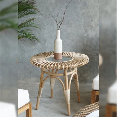 Table d'appoint Venice au fini naturel