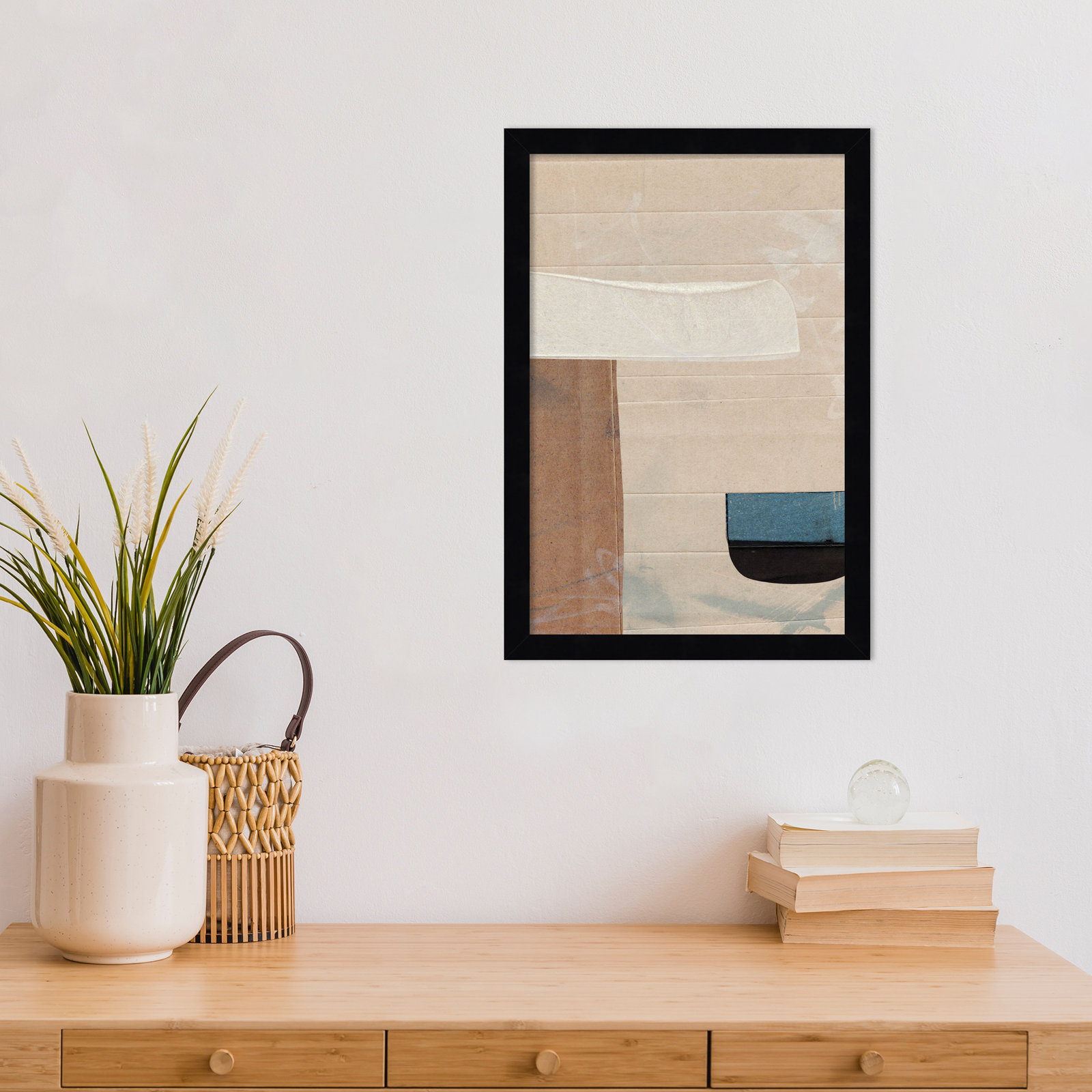 Sauna Serenity by Dan Hobday Wood Framed Wall Art Print, 17" H x 12" W, Black