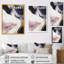 «Rose and Blue Transcendent Beauty In Marble Art VI», reproduction abstraite sur toile marbrée-660889911-660889929