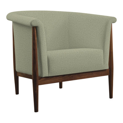 Fauteuil demi-tonneau l 34,5 po Walnut Grove