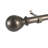 Inman Plastic Adjustable Single Curtain Rod-28892798-28892801