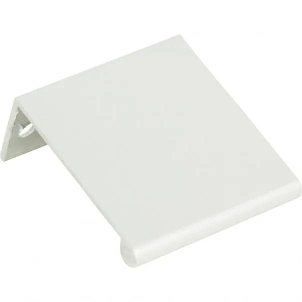 Polished Chrome Finger Pull Bar with Mounting Hardware