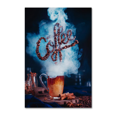 « odeur the coffee », reproduction de photo sur toile tendue