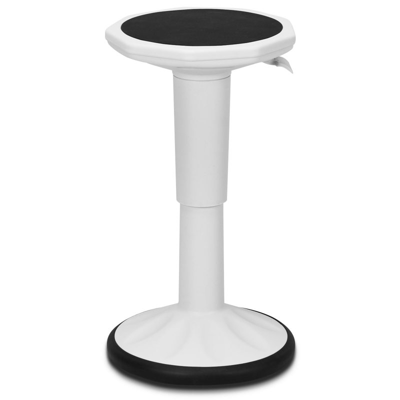 Malti Adjustable Height Ergonomic Active Stool, White