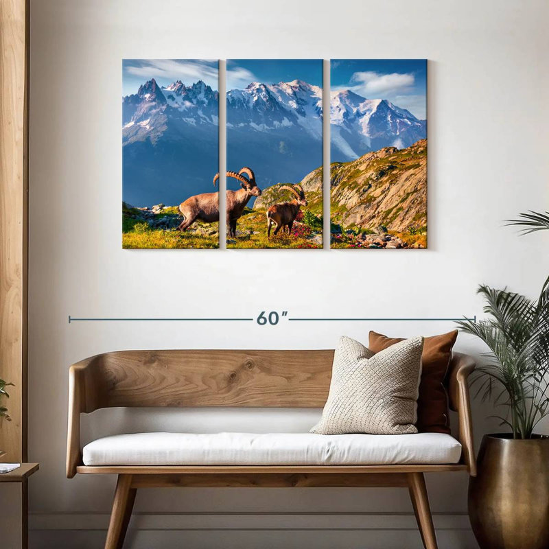 Alvord Mont Blanc Ibex, 28" H x 45" W
