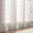 Geometric Semi Sheer Rod Pocket Curtain Panel-13174980-13174971