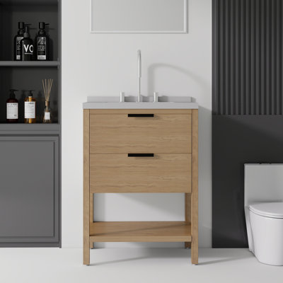 Meuble-lavabo autoportant avec lavabo