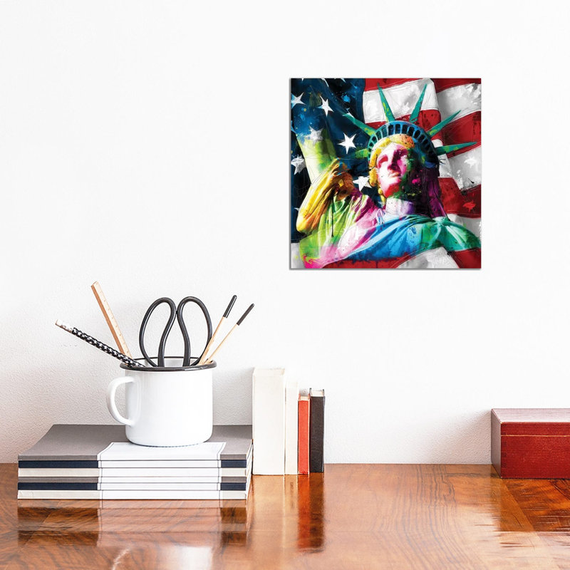 Liberty by Patrice Murciano - Wrapped Canvas Gallery-Wrapped Canvas Giclée, 30.48 cm H x 30.48 cm W