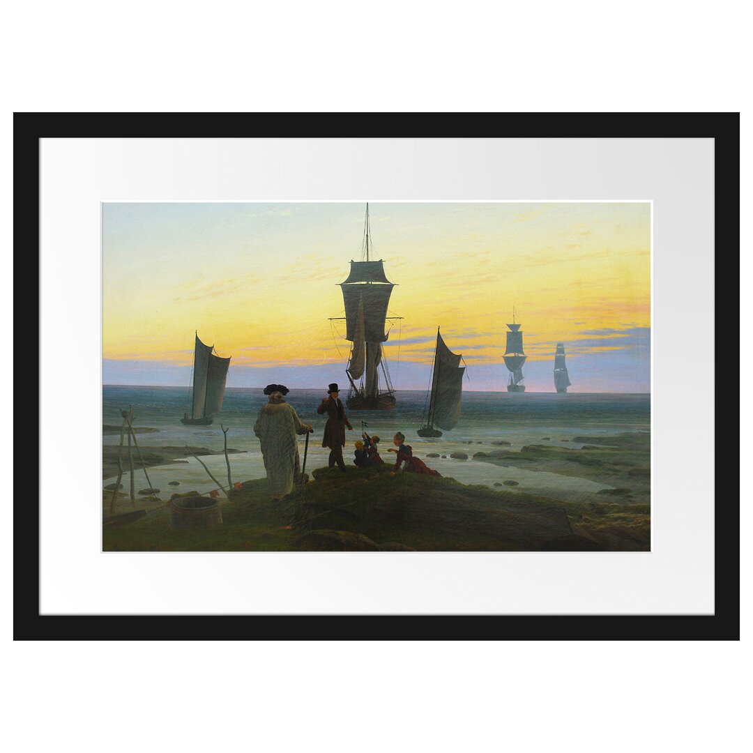 Gerahmter Kunstdruck The Stages of Life von Caspar David Friedrich