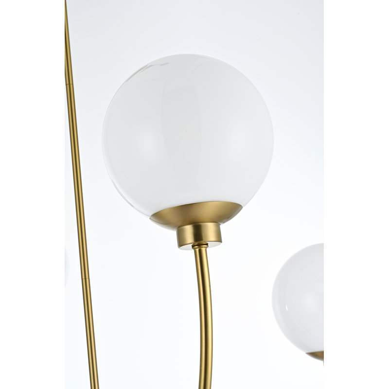Kyle 4-Light Chandelier, Or satiné, H 25 po x l 30 po x P 30 po