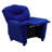 Contemporary Kids Recliner with Cup Holder-56801093