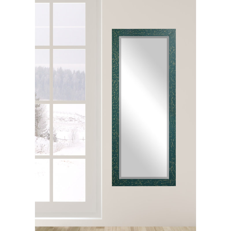 Miroir pleine grandeur Renegar, H 63 po x l 25 po, Vert mer