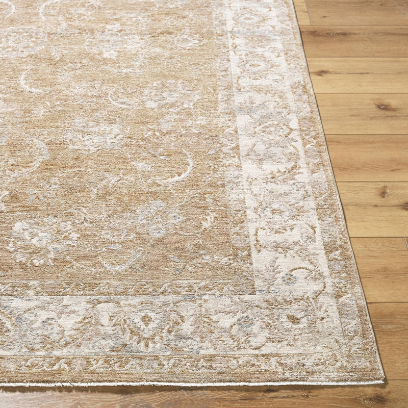 Aunah Traditional Machine Woven Area Rug, Runner 2'8" x 10'