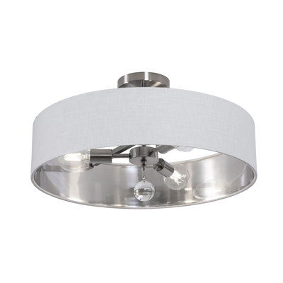 Luminaire suspendu simple à 3 lumières Woodvale