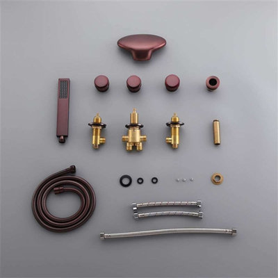 Robinet pour baignoire en bronze huilé Vincci