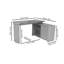 Modular L-Shaped Credenza Desk-1935042199