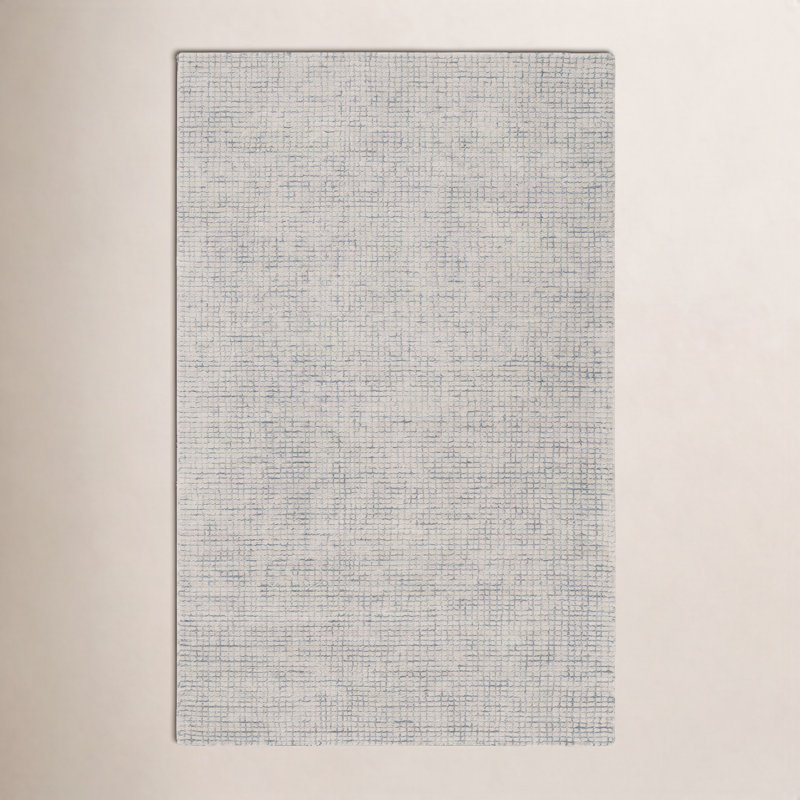 Daila Wander Area Rug, Ivory / Blue, Rectangle 8'9" x 11'9"