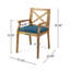 Chaise de patio avec coussin Bevelyn-1857329311