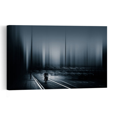 " Dynamic City Commute Abstract Contemporary City Wall Art Print " by Baidongyun