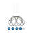 Roibin Dimmable LED Geometric Chandelier-1961461411