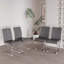 PU Faux Leather High Back Upholstered Side Chair,Dining Chairs-114326606