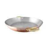 Mauviel M'Heritage 150 B Copper Round Pan With Brass Handles, 7.9-In