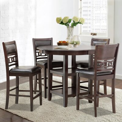 Rittany 4 - Person Counter Height Dining Set -  Red Barrel StudioÂ®, A5197E8D68634C579A191D2B528BC6BF