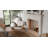 Memphis Cast Stone Fireplace Surround with Bullnose Hearth-97735190-97745185