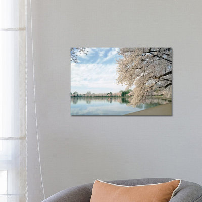 Cherry Blossom Trees Around The Tidal Basin, Washington DC, USA 1 Piece Wrapped Canvas Wall Art