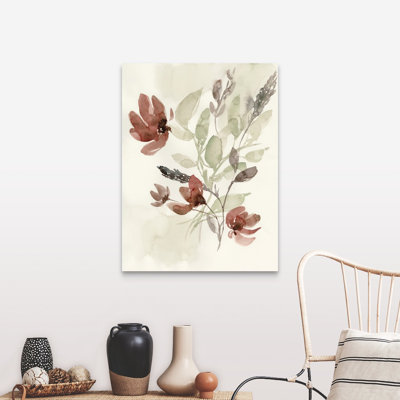 " Dusty Flower Composition II " by Jennifer Goldberger Painting Print