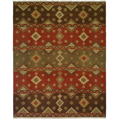 Wool Geometric Area Rug