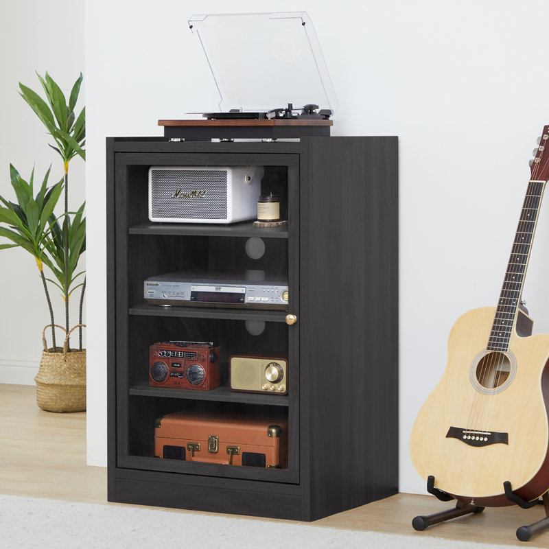 Stand Audio Cabinet, Black