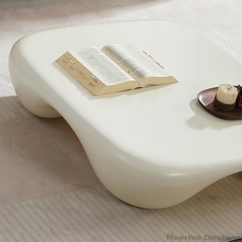 Table basse moderne pour le salon, Blanc