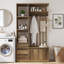39.37 " Wide Hall Tree with Shelves